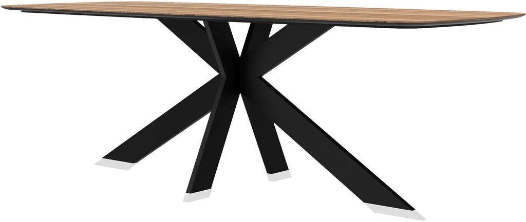 [9966-A-DT-280] AMALFI DINING TABLE - L280 Smoked Eucalyptus 