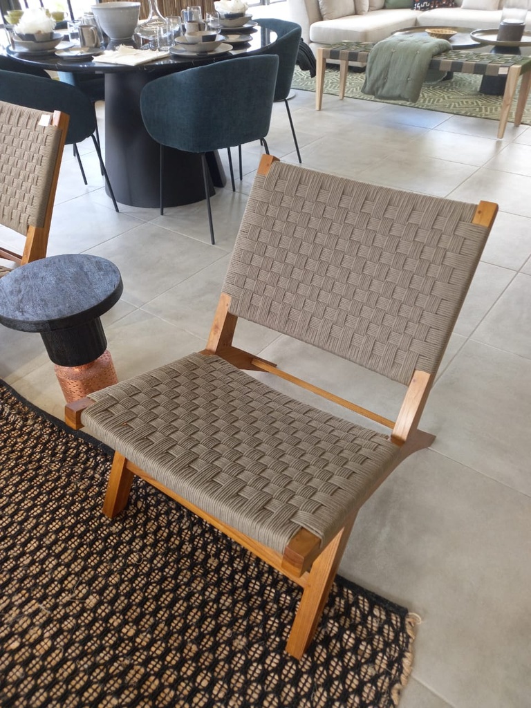 BELT ARMCHAIR-Light Brown