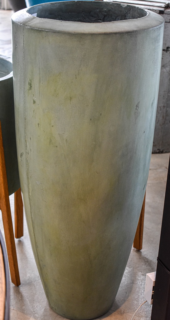 CHICAGO TALL PLANTER H100 - Dark Green