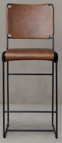 GAUCHO COUNTER STOOL - Brown Leather