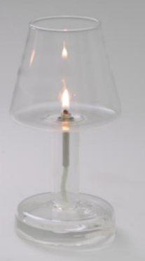 LAMPE DE TABLE HUILE DINING S- Verre Transparent