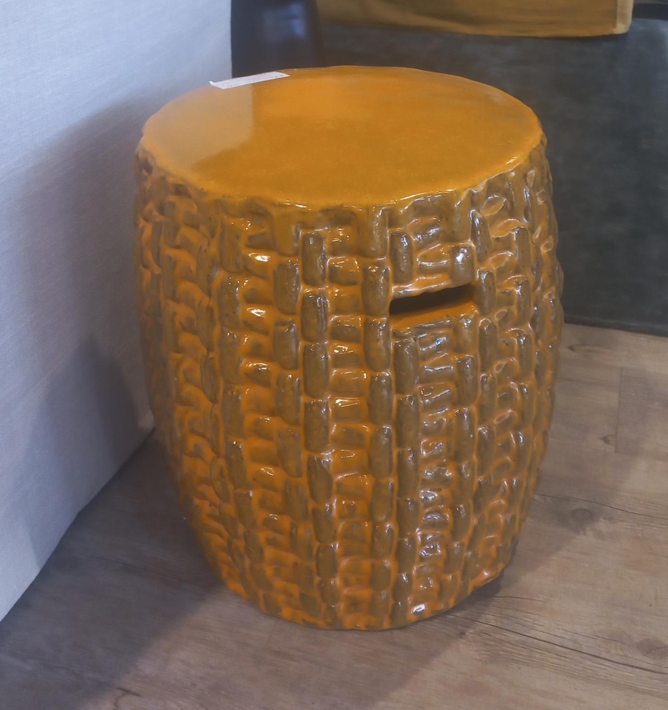 MANCHESTER  STOOL-Saffron