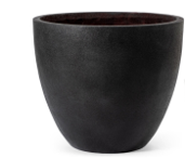 RESIN EGG POT PLANTER - Antique Lead