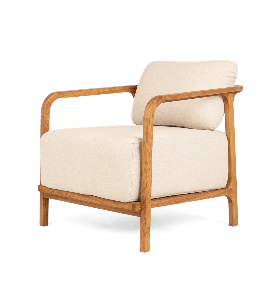 CLASSY SOFA LOUNGE 1 SEATER - Pale khaki