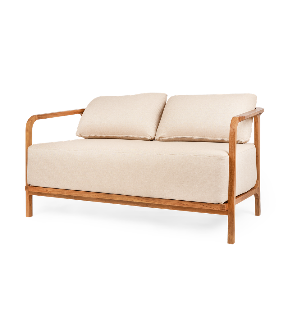 CLASSY SOFA LOUNGE 2 SEATER -Custard