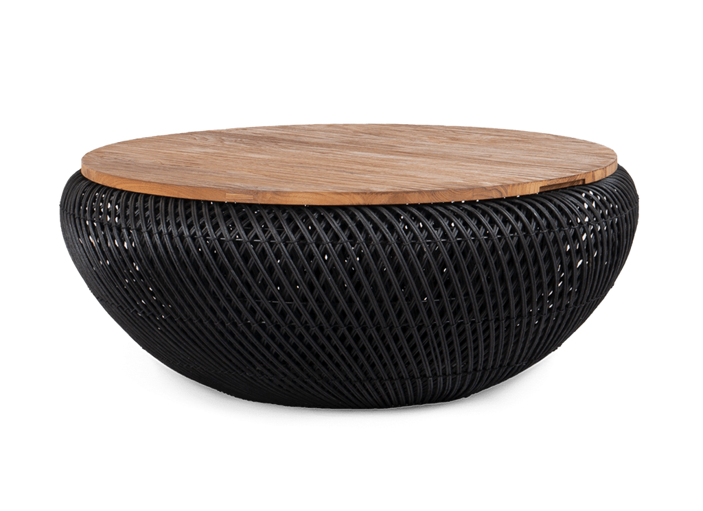 WAVE ROUND COFFEE TABLE -XL - D100 X H36 -Black
