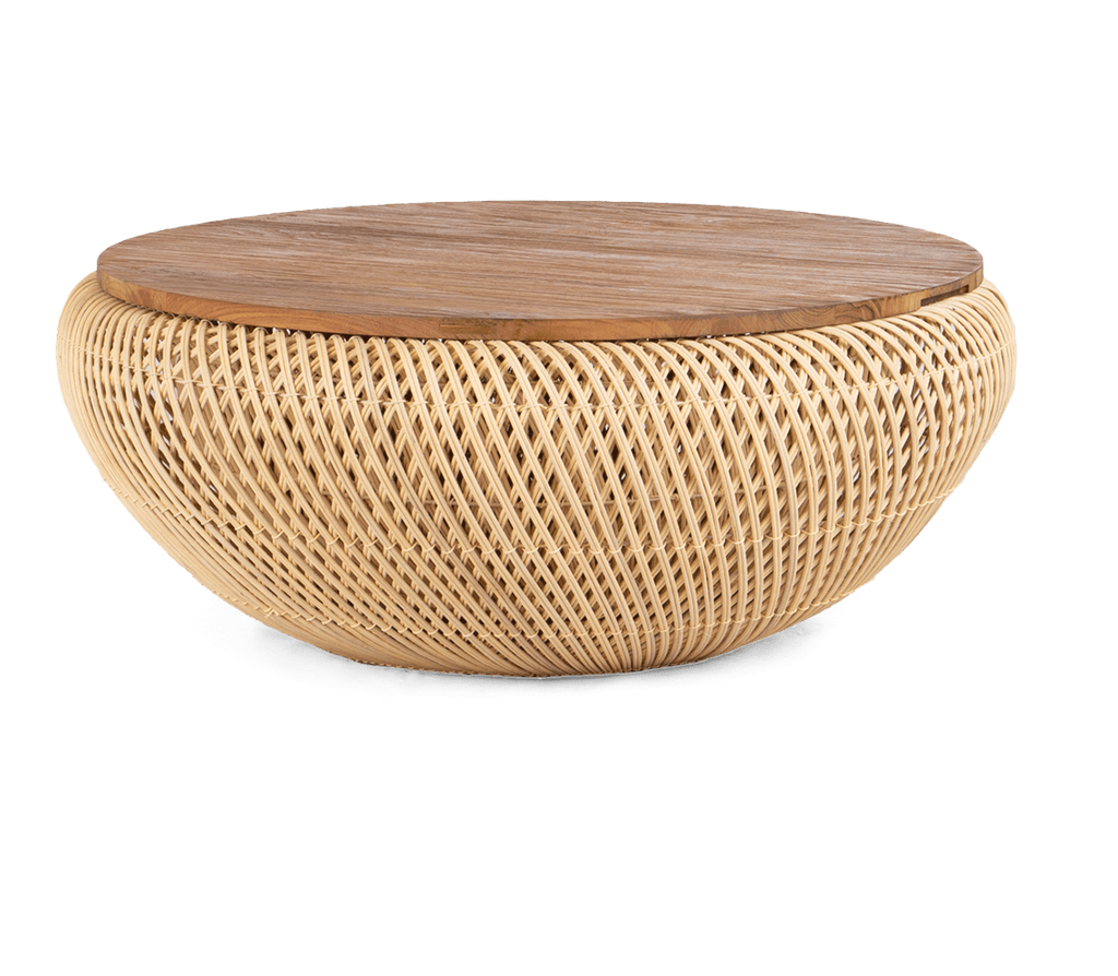 WAVE ROUND COFFEE TABLE  XL- D100 X H36 -Natural