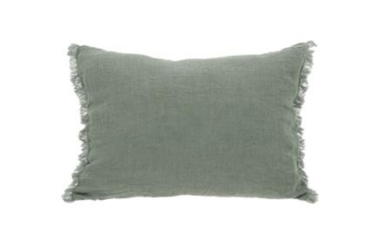 CUSHION ETAMINE 40x55- Lichen