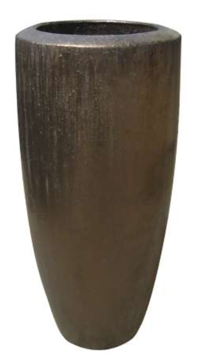 CHICAGO TALL PLANTER H120 - Anthracite