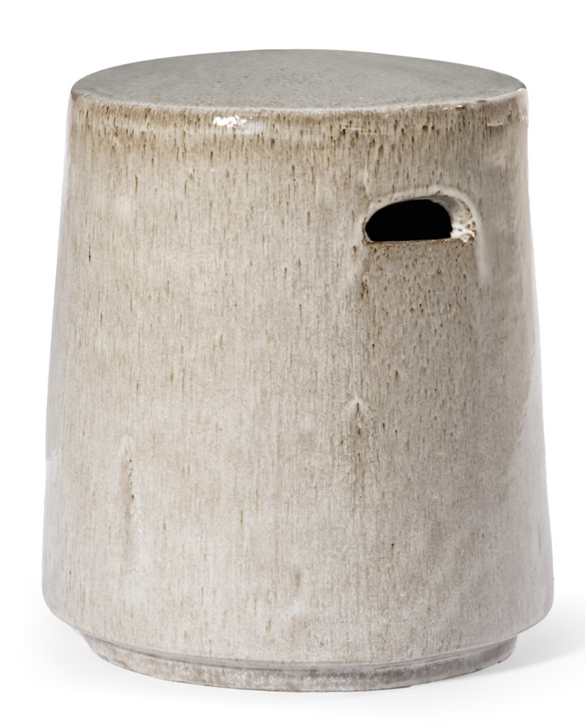 TRAPEZE STOOL H44 - Grey White