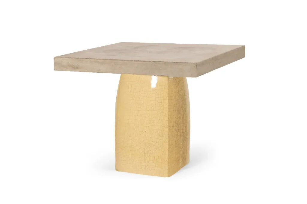 VENUS DINING TABLE - D90 Earth & Crackle Amber