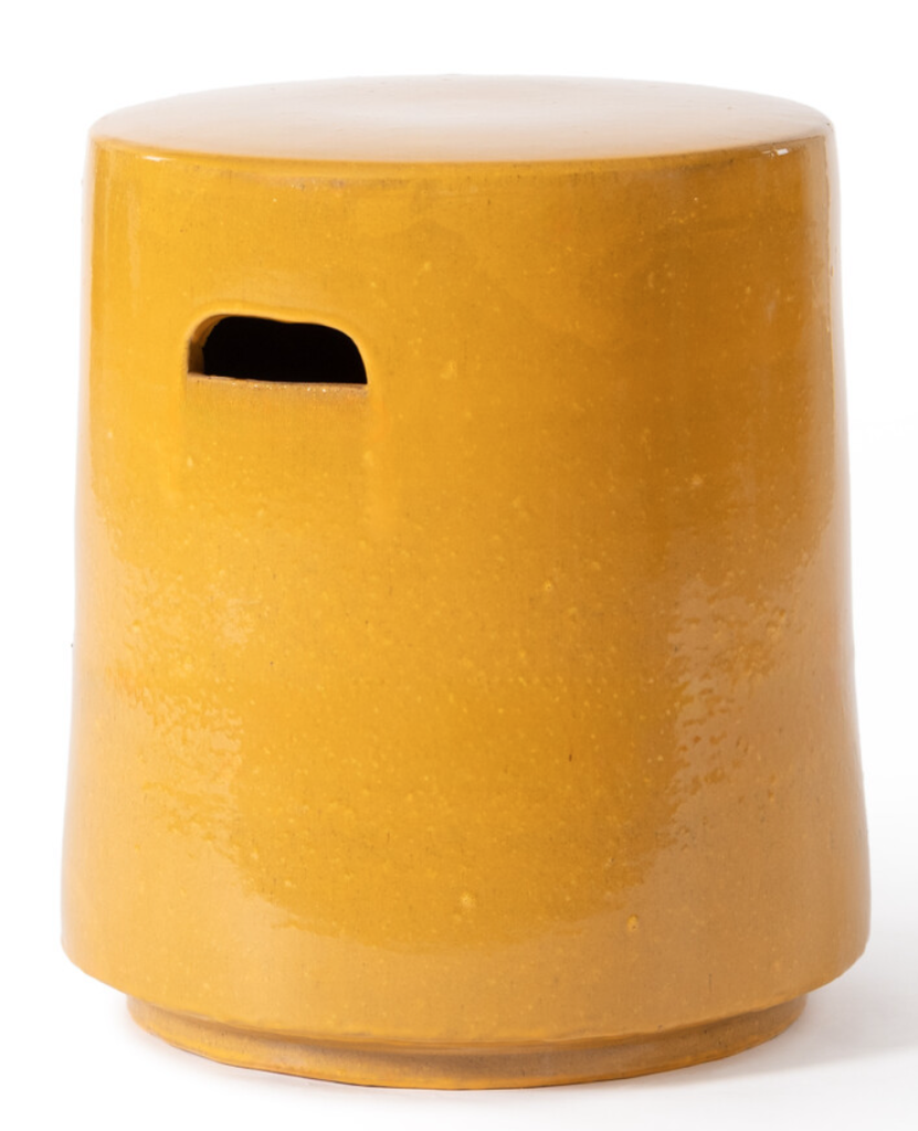 TRAPEZE STOOL - Saffron