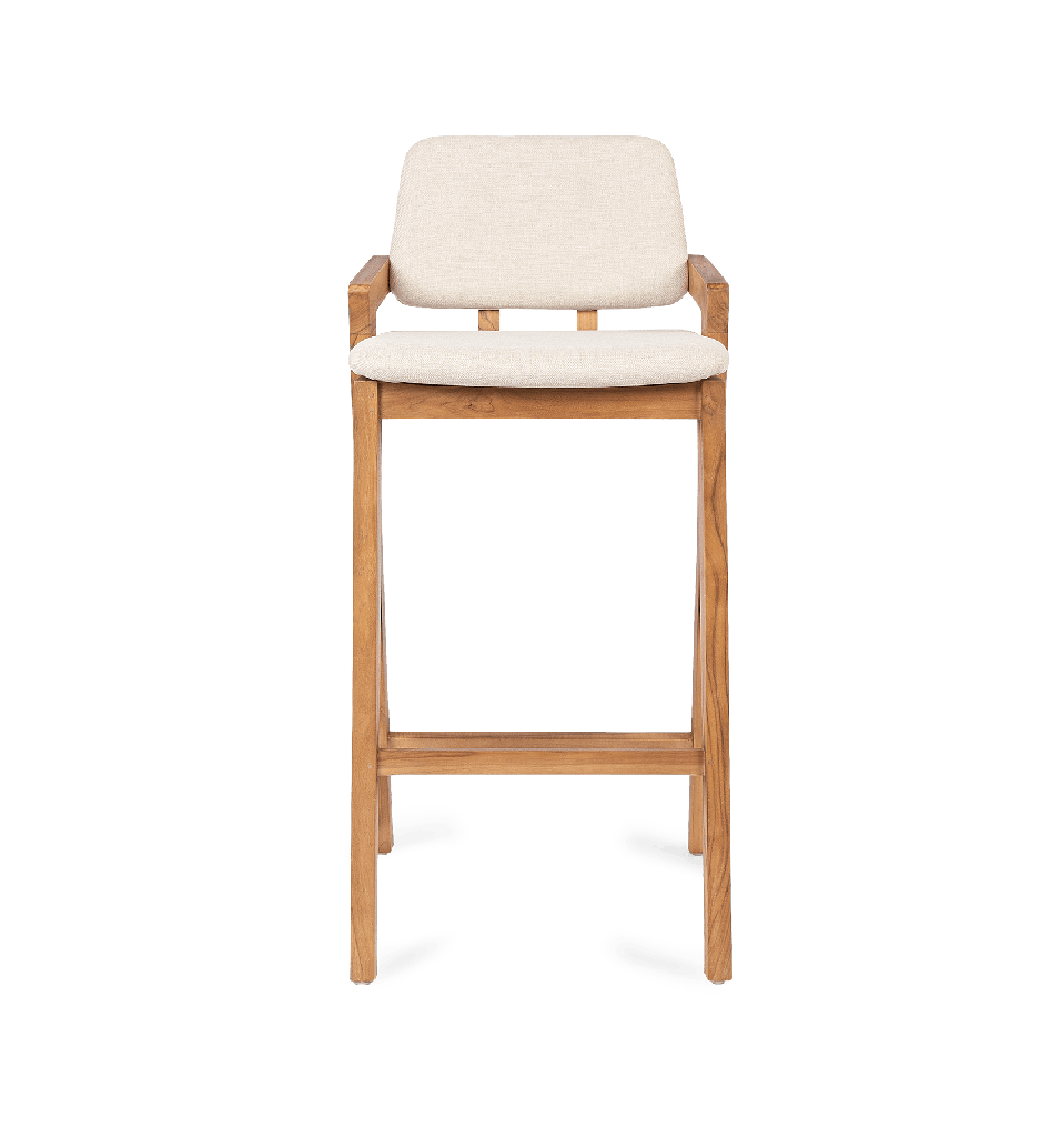 NOA BAR STOOL - H100 - Custard