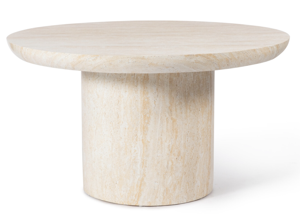 SAMOS DINING TABLE - D136 Natural Stone
