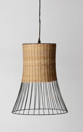 [I00001757] CANE HANGING LIGHT