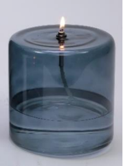 [22-180815S-SMK] LAMPE HUILE CYLINDRE 15 SMOKE.Small H15