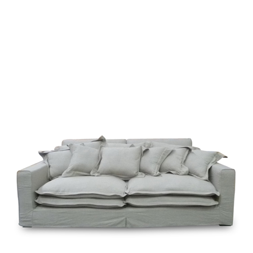 [SF-2603L-VCN] LAZY SOFA 3 SEATER-225x115 Vintage Cotton Natural
