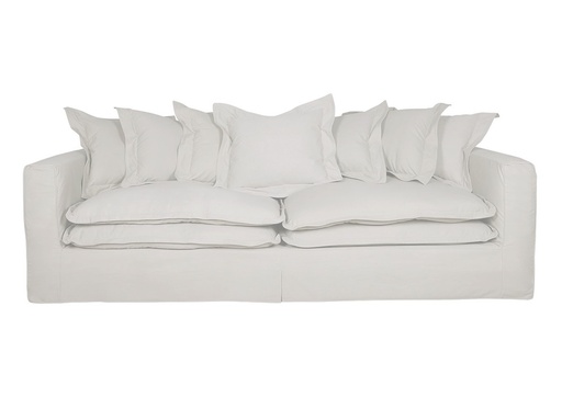 [SF-2838L#244# S - Linnen white] SALOTTO SOFA -2.40x140 - Linnen White