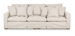[SF-3847LW] LAZY MOMA SOFA XL -L314 x W130  Linen White