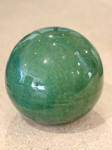 [TR 100020 CGR] BALLS - D20 Crackle Green