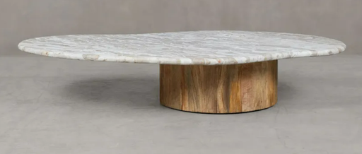 [CONTFURN9130] GOBI COFFEE TABLE - XL D1700 Capri Beige /Natural
