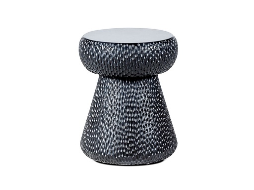 [124092] CORK STOOL - H40 Black