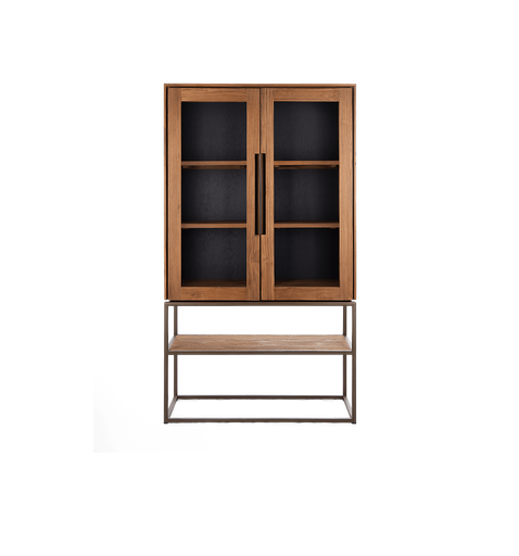 [CN410010] KARMA PURE CABINET 2 DOORS H165  - Natural