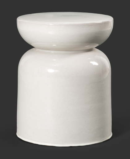 [ST 634538-W] ACAPULCO STOOL - H42 WHITE
