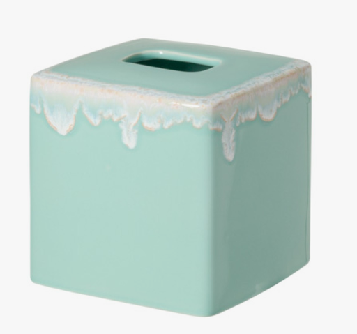 [TA681-AQU] TAORMINA BATH TISUE BOX -Aqua 