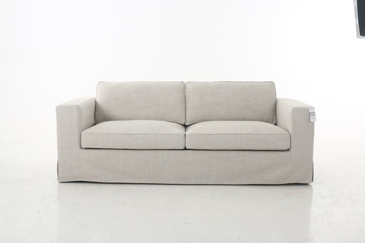 [SF-3370L#1455#S- LN] CHARLIE SOFA- L222 x W95 Linen Natural