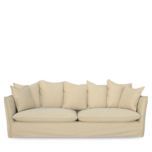 [SF-3906L] ARUBA SOFA 3 SEATER - L260 - Vintage Cotton Natural