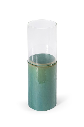 [HS 047735-01 TQ] RIVIERA HURRICANE H62 - Crackle Turquoise