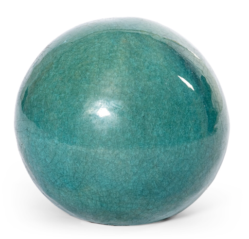 [ST 100036 TQ] BALLS - D36 - Crackle Turquoise