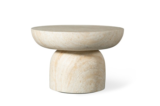 [FR 036050 SCTT] EVIA NESTING TABLE - Small  D50 Travertine