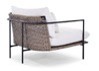[1224BSSouthern130] BJORN LOUNGE CHAIR - Blk / Summergrass / SOUTHEND 130