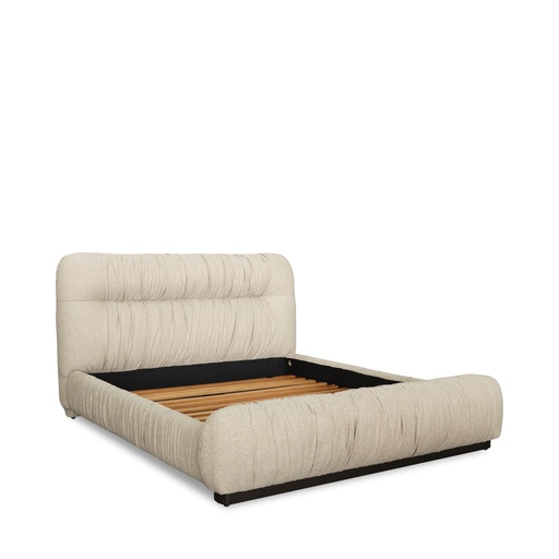 [BD-1827-LRG] SYDNEY BED - Recycle Grace Natural - W213x D250 