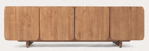 [TE930042] TESS DRESSER 4 DOORS - L200 x H65