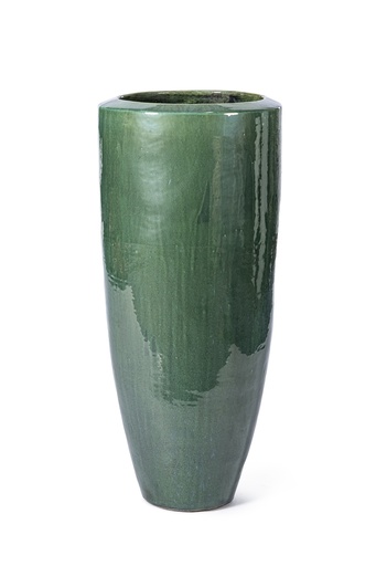 [ST 342653 CGR] CHICAGO TALL PLANTER - H120 Crackle Green